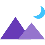 Night Landscape SVG Icon